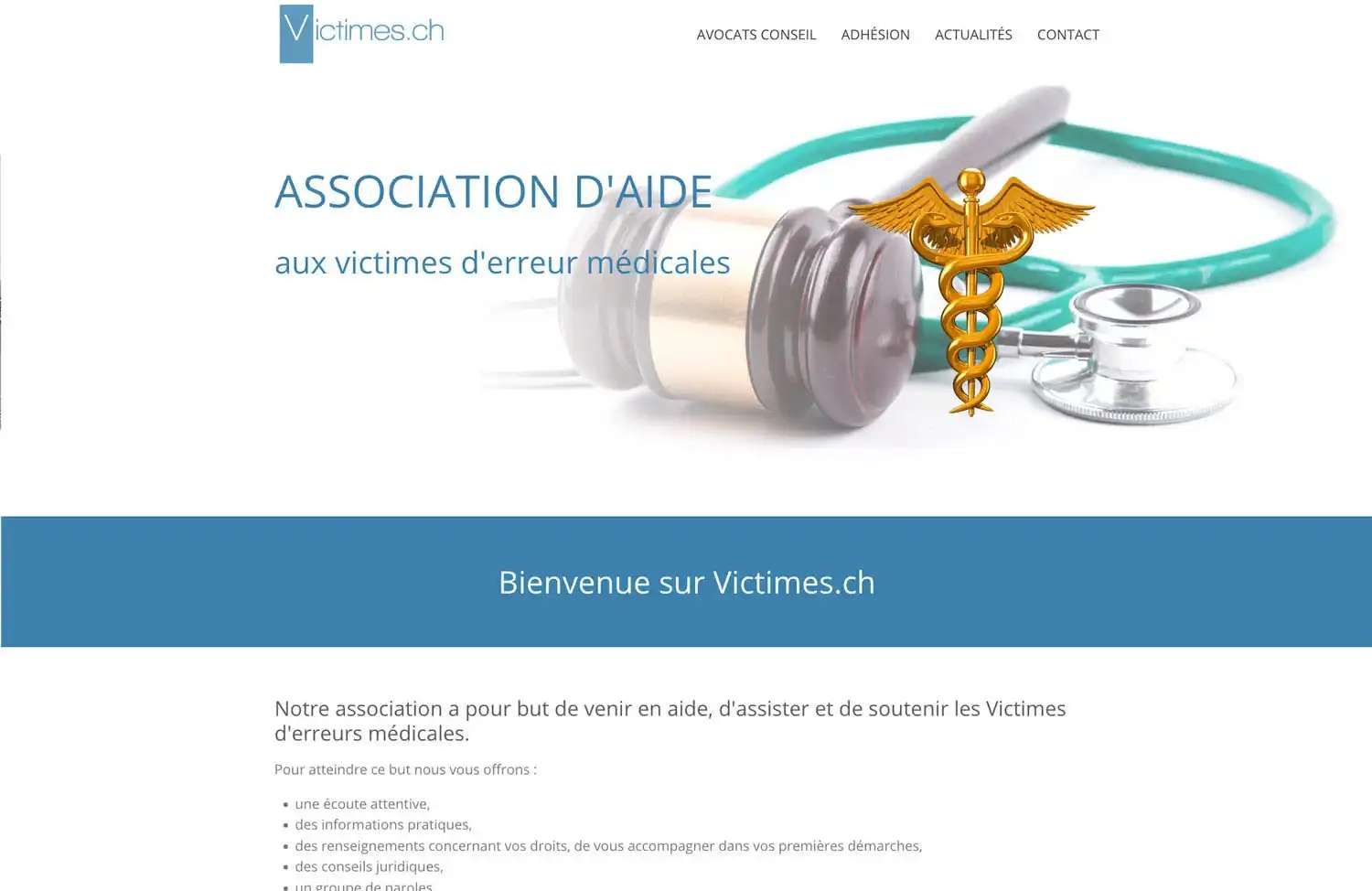 Site Web victimes.ch